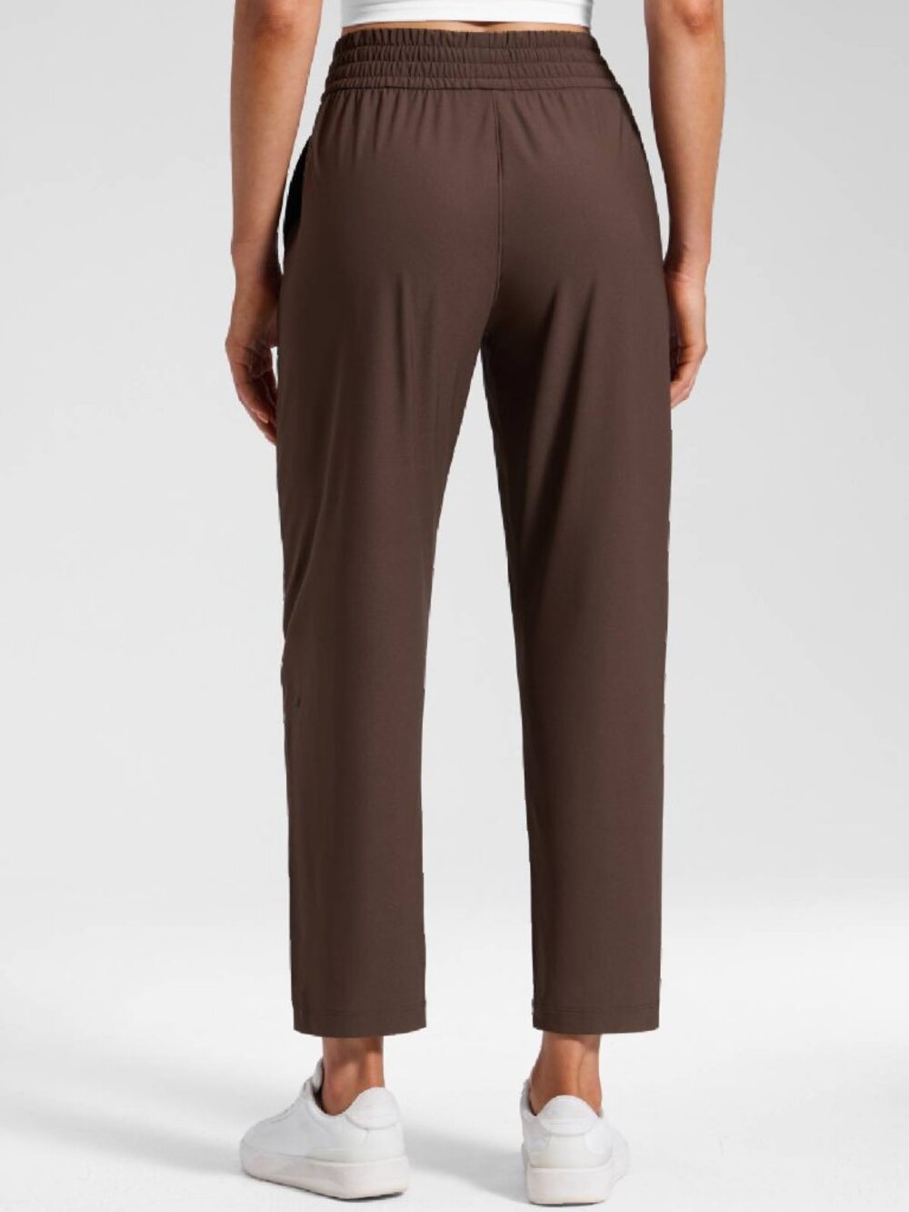 Feathery-Fit Drapey Tapered Ankle Pant 27"